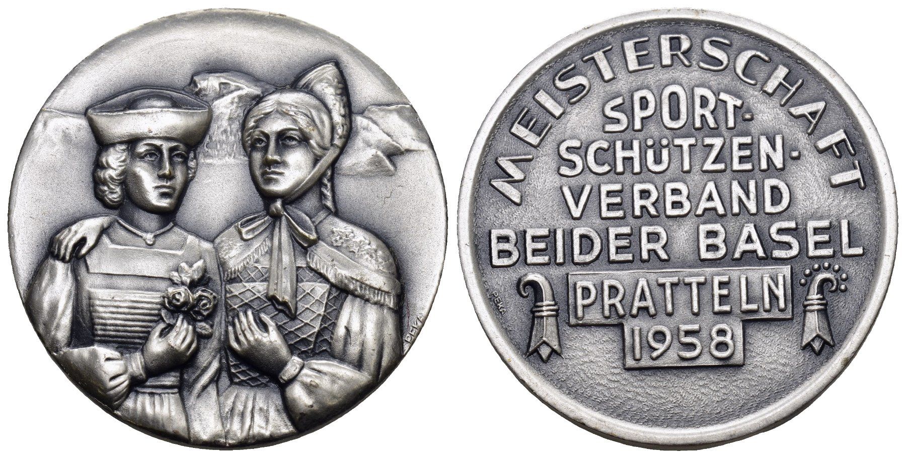 Medaillen: Pratteln 1958 – Gebraucht aus Bern von numismatictops