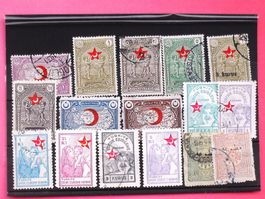 TUERKEI - Werte 1892/93 + 1934/40 postfrisch* / gestempelt