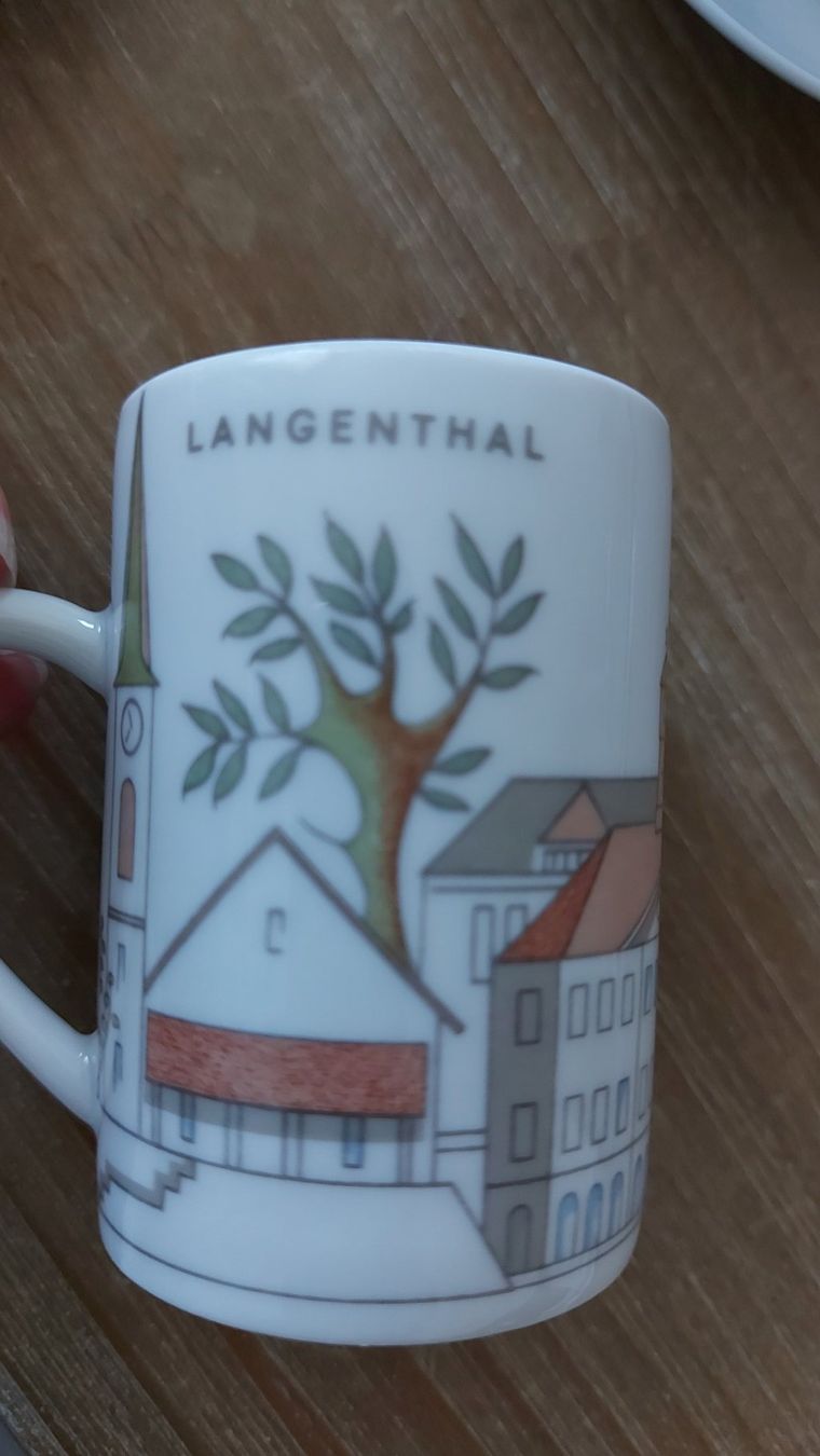 Tazze: Wunderschöne SUISSE LANGENTHAL "CITIES" 6  Espresso – Usato da langenthal venduto da rundholz7 2