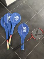 Badminton Schläger Set Alder Eisenhut Victor 4 Stück