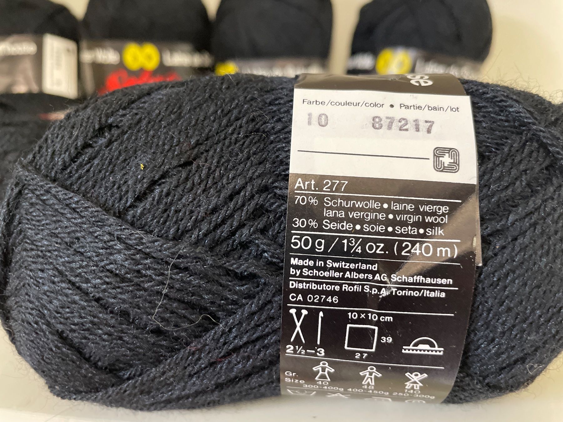 Lana: Wolle Set: 8 Stk SCHAFFHAUSER WOLLE "Soirée" 30% Seide – Usato da Frasnacht venduto da GracyStore 2