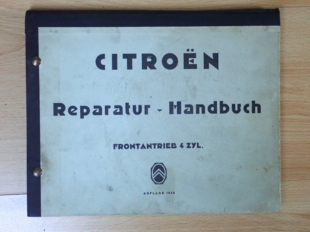 Libri: Citroen Traction Reparatur-Handbuch Frontantrieb 4 Zyl - C – Usato da Winterthur venduto da 602ccm