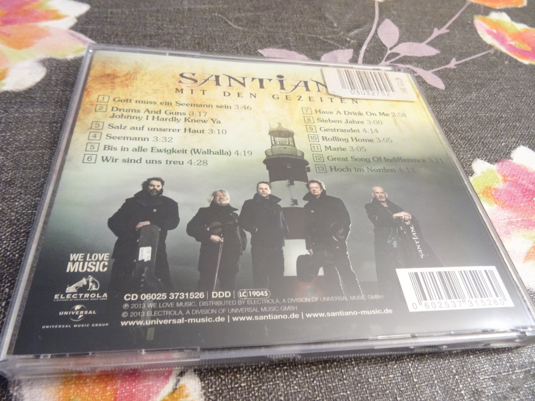 CD: Santiano - Mit den Gezeiten CD – Usato da Olten venduto da Disc-Ausverkauf 1