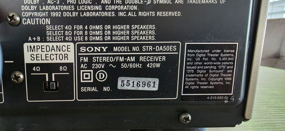 Sony Home Cinema: Sony STR-DA50ES – High-End Heimkino-Klassiker – Usato da Wangen An Der Aare venduto da Mr.Sound_X1 8