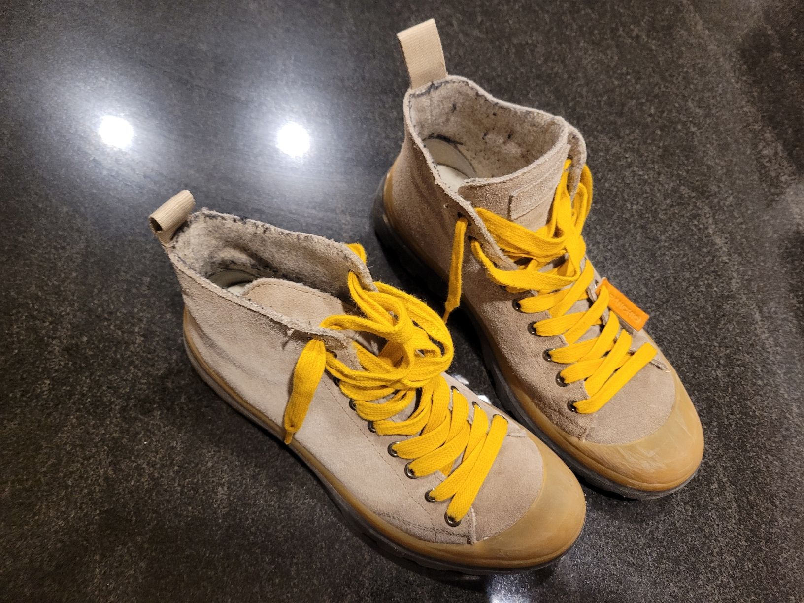 Scarpe da donna: Panchic Halbschuhe 38 grau gelb – Usato da St. Ursen venduto da pij_v9ll