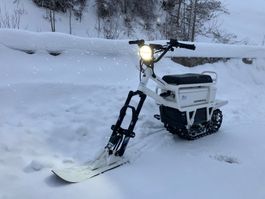 Elektro-Schneetöff / Elektro-Motorschlitten