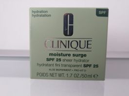 Clinique Moisture Surge SPF 25 Sheer Hydrator 50ml neu
