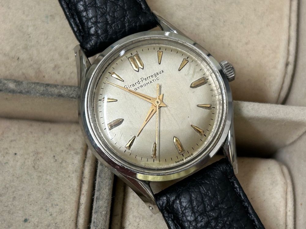 Montre vintage Girard Perregaux Gyromatic homme 1960 fonctio