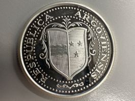 Medaille Silber 999 20g Helvetia  Kanton Aargau