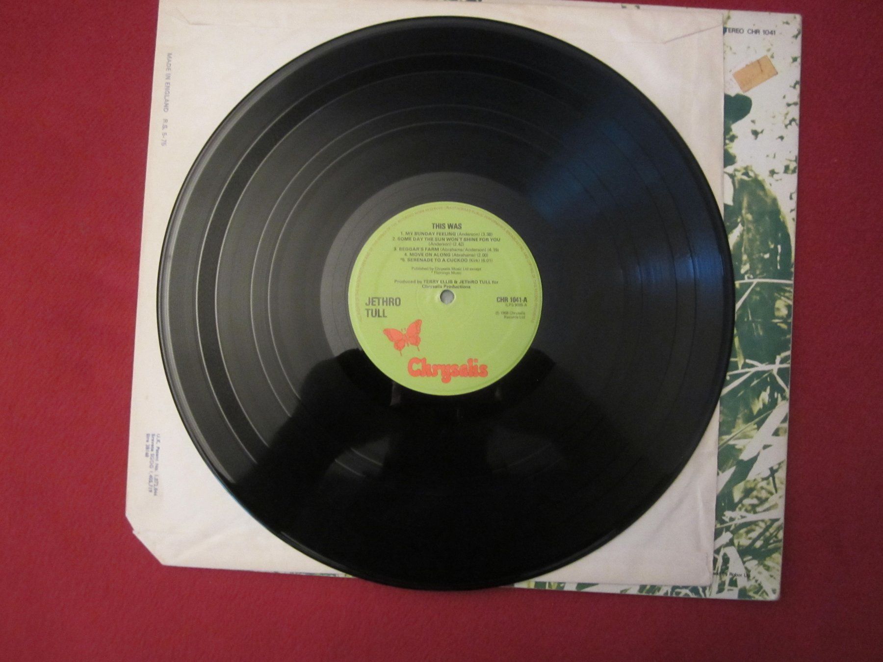 Schallplatten: Jethro Tull This Was LP Vinyl Schallplatte!!!!! – Gebraucht aus Volketswil von nemo2000 3