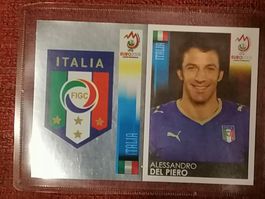 Panini EM 2008 Allesando DEL PIERO Nr. 303 mit Wappen ITA