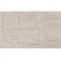Neu✨Baumwoll Teppich Beige Beliani