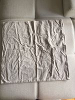 Kissenbezug Samt 65x65cm beige guter Zustand