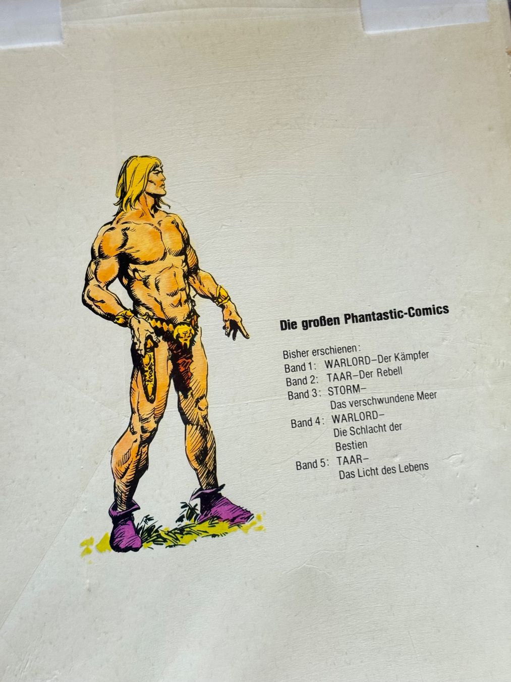 Fumetti: TAAR - Das Licht des Lebens, Band 5 der Phantastic-Comics – Usato da Zuerich venduto da SonderArt-Wertgut 2