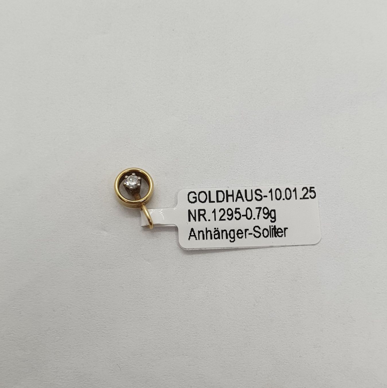 Ciondoli: Echt 18K Gold - Diamant Anhänger – Usato da Luzern venduto da Luzern-Goldhaus 1