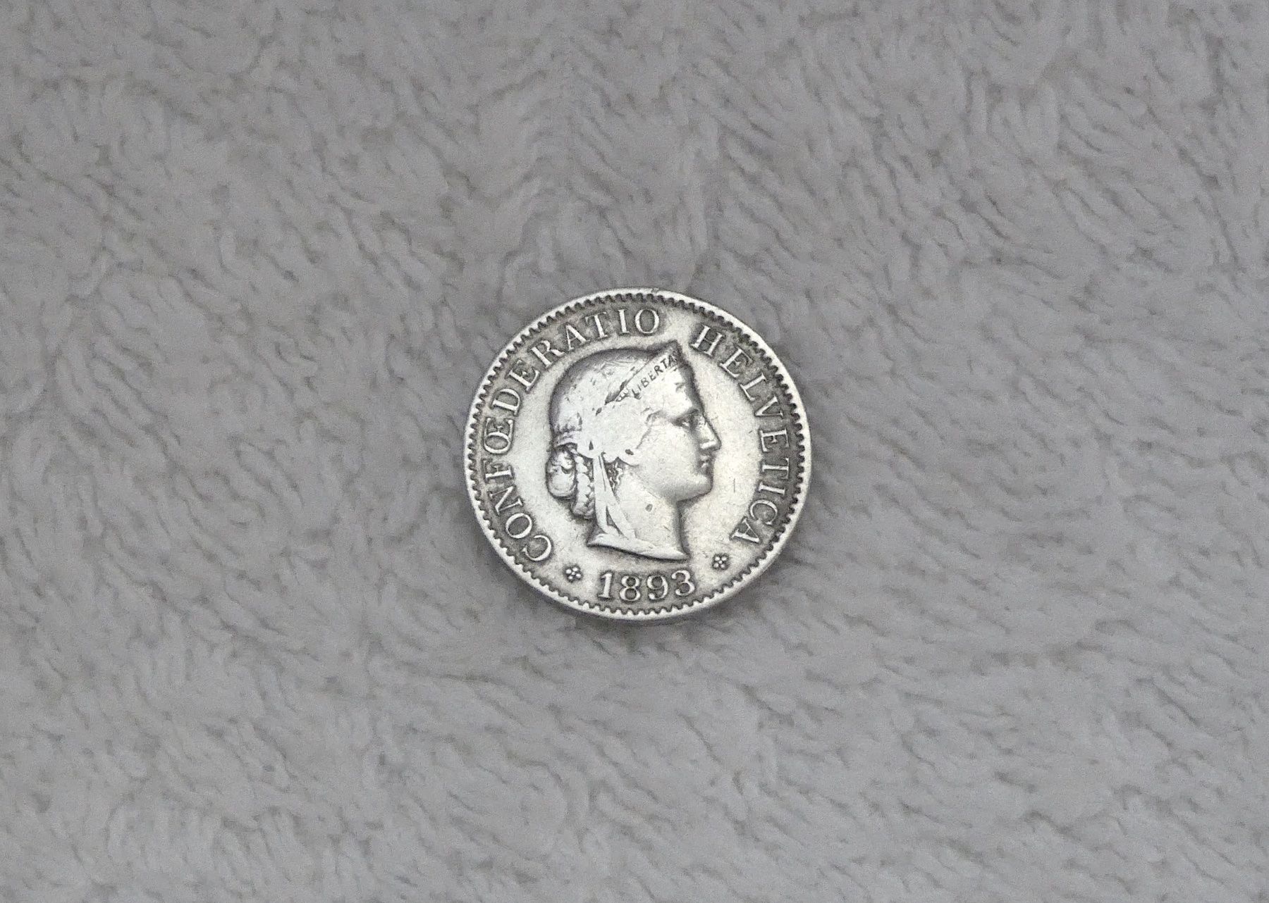 Tutti le monete: 5 centimes/Rappen 1893 – Usato da Nyon venduto da Ilmi09