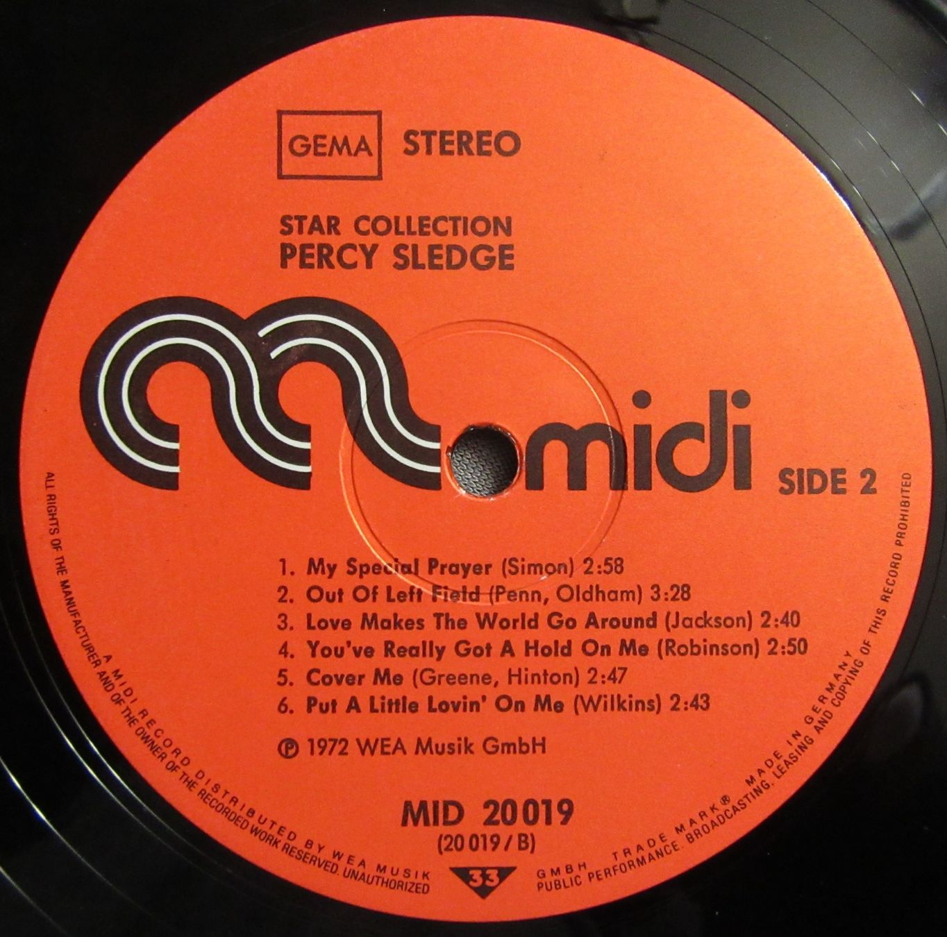 Dischi in vinile: LP - Percy Sledge - Star-Collection - ab CHF 4.00 – Usato da Auenstein venduto da Padabimbim 4