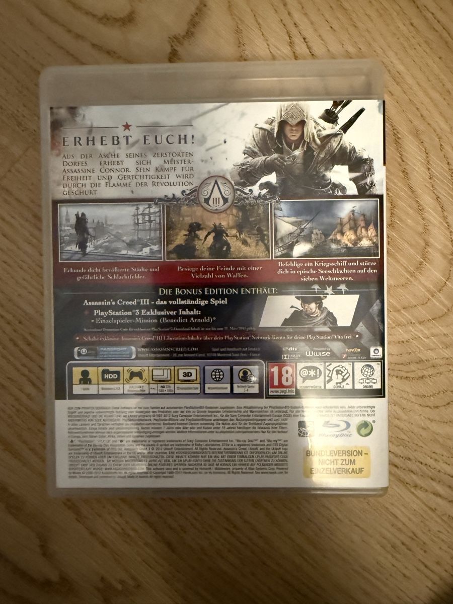Giochi: Assassin's Creed 3 PS3- Top Zustand – Nuovo (secondo la descrizione) da Wetzikon ZH venduto da Rap_vh2l 4
