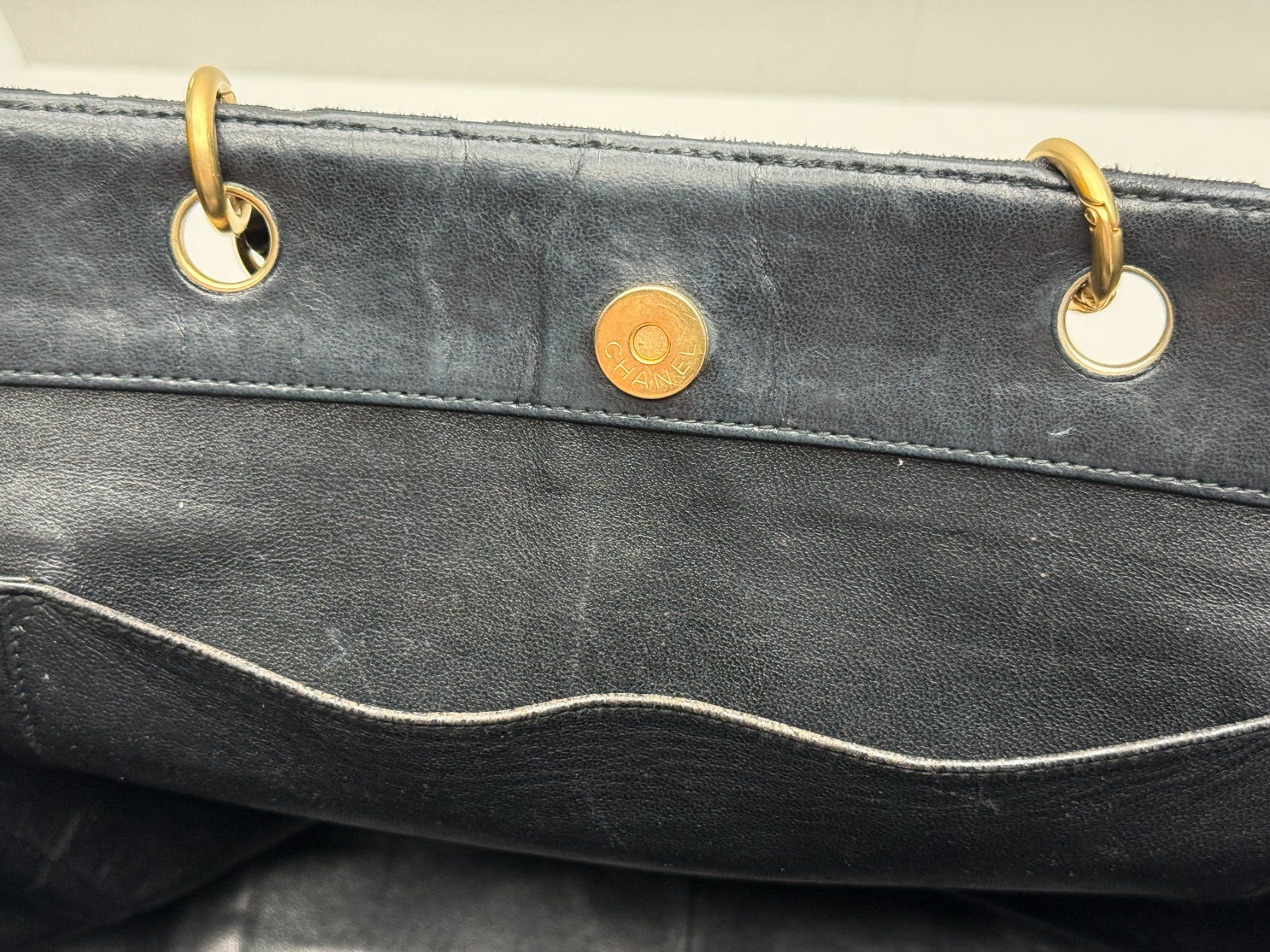 Chanel Borse da donna: Sac Chanel - Chocolate Bar Chain Tote – Usato da Genève venduto da rosebud635 8
