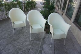 3x Stuhl Lord Yo - Outdoor - Design Philippe Starck (S207)