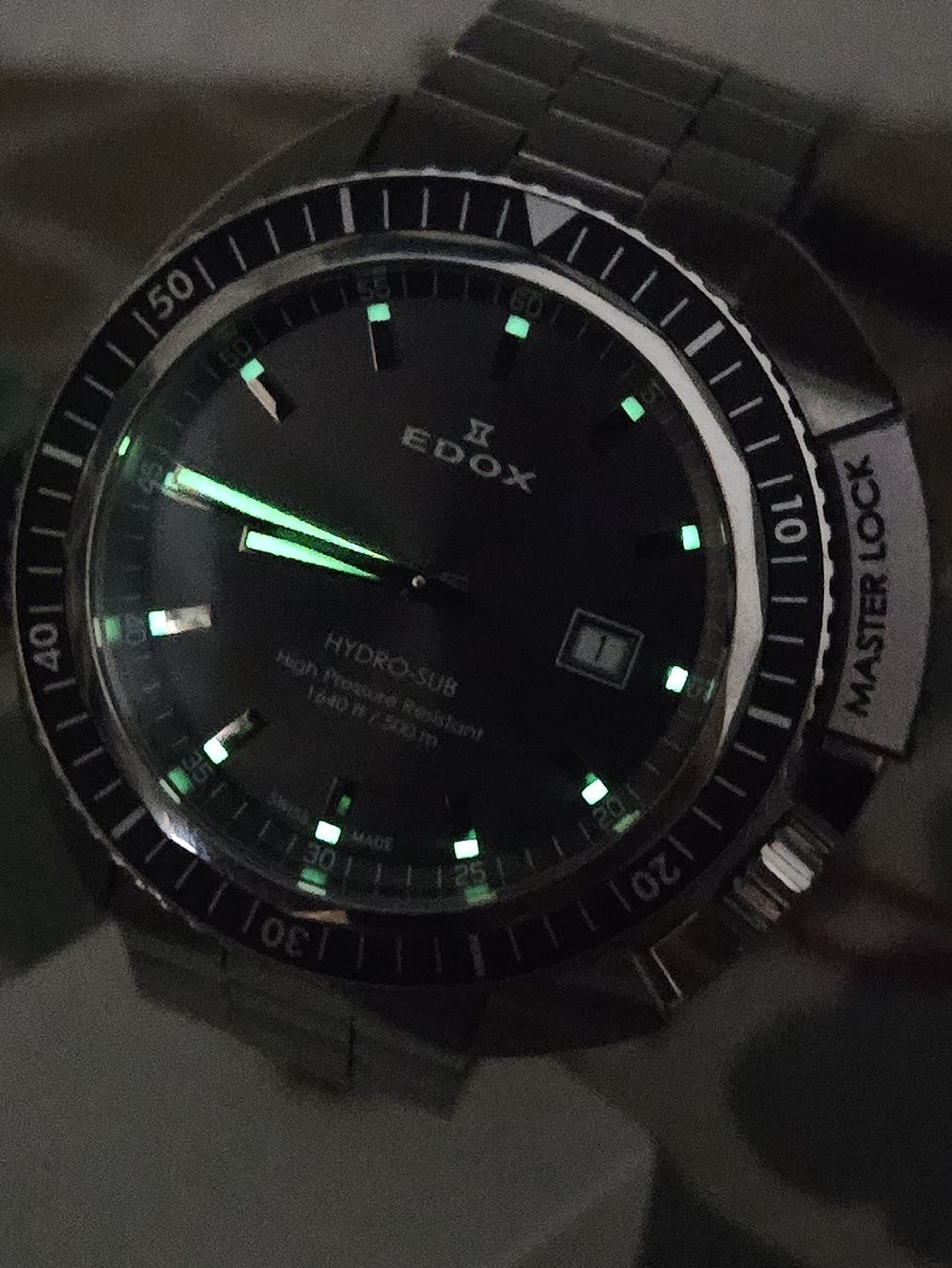 Edox Uhren: Edox Hydro-Sub Herrenuhr 48mm 500m – Gebraucht aus Flamatt von pie_f9zm 7