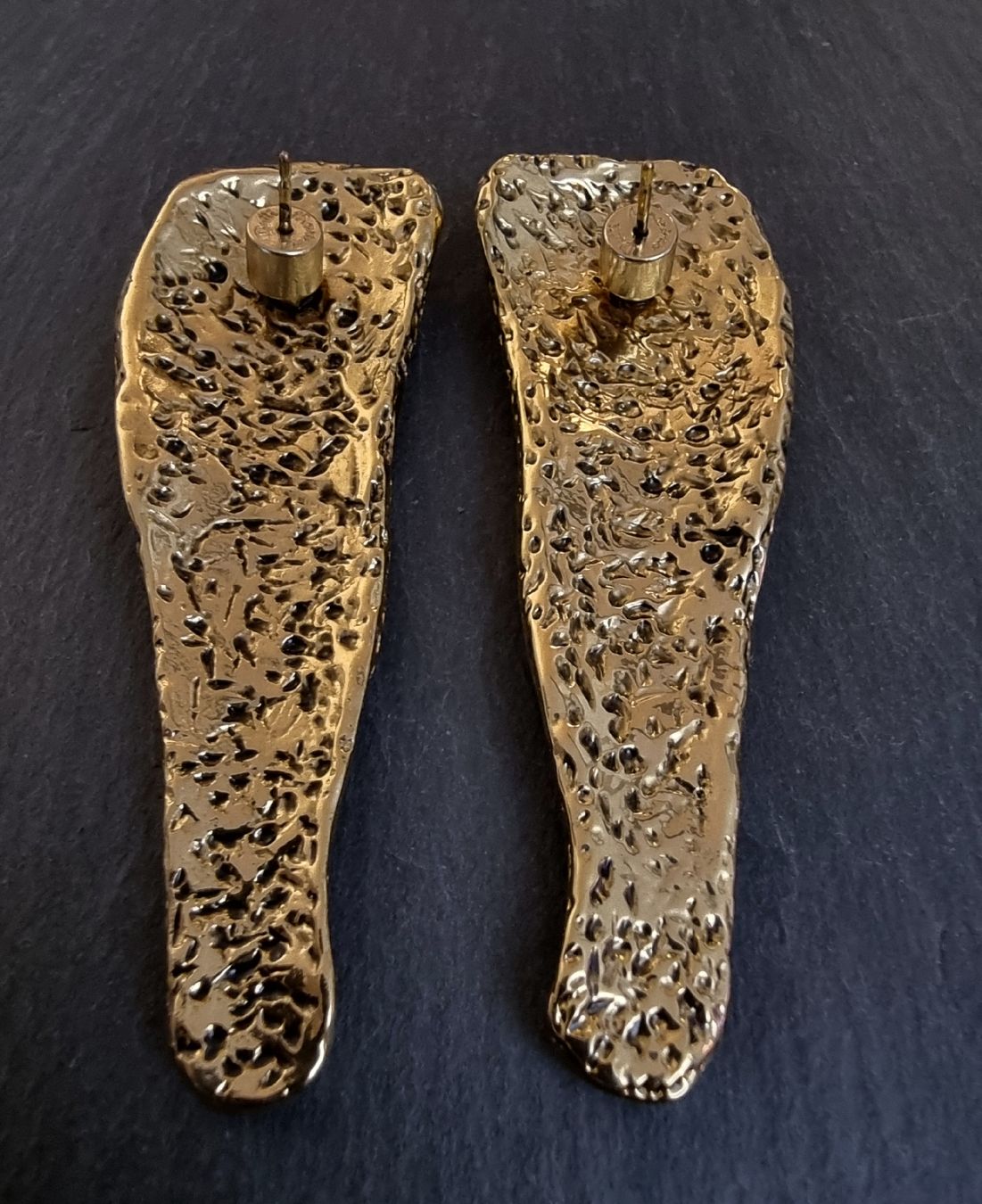 Orecchini pendenti & Orecchini a lobo: Boucles d'oreilles pendantes design dorées – Nuovo (secondo la descrizione) da Veyrier venduto da Leilazizou 2
