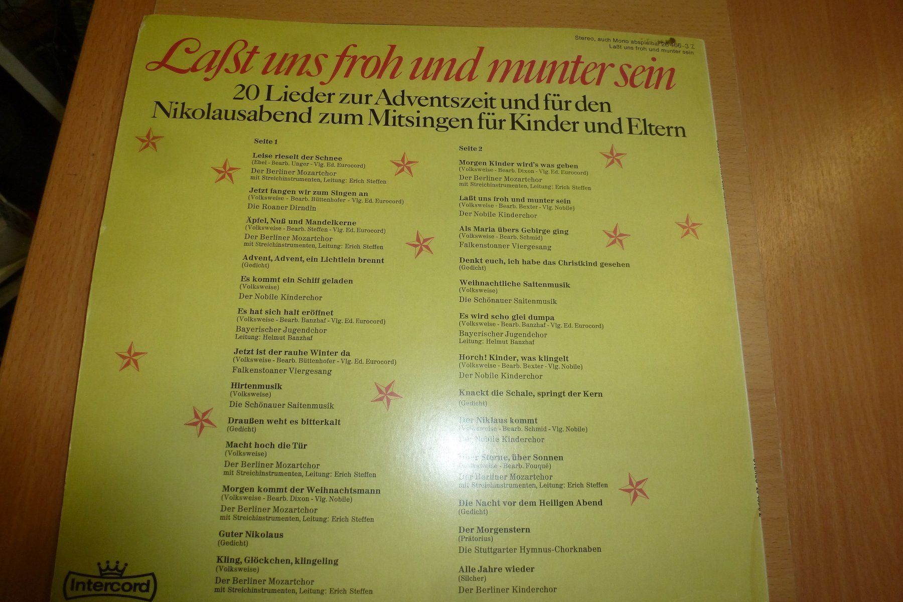Dischi in vinile: Laßt uns Froh  Munter Sein Schallplatten – Usato da Emmen venduto da newdeal1970 5