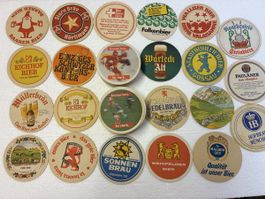 verschiedene Bierdeckel