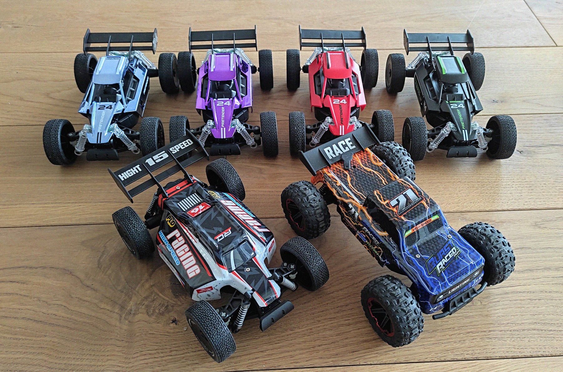 RC Modellbau: RC Auto Rennwagen Rot mit Sprühnebel-Effekt – Neu und originalverpackt aus Baar von Cooltango 5