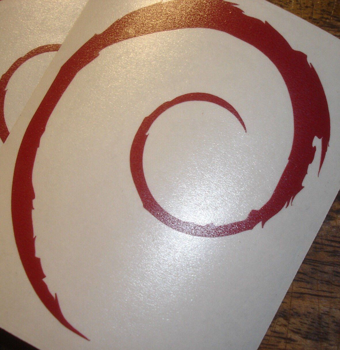 Sticker: 🌀 Debian Logo Vinyl-Sticker – Nuovo (secondo la descrizione) da Novaggio venduto da GreenWebSolutions 3