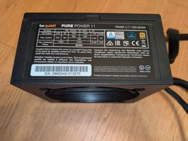 be quiet! Pure Power 11 600W PC-Netzteil (Model L11-CM-600W)