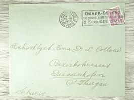 TR05 Enveloppe + Timbre Belgique 1925