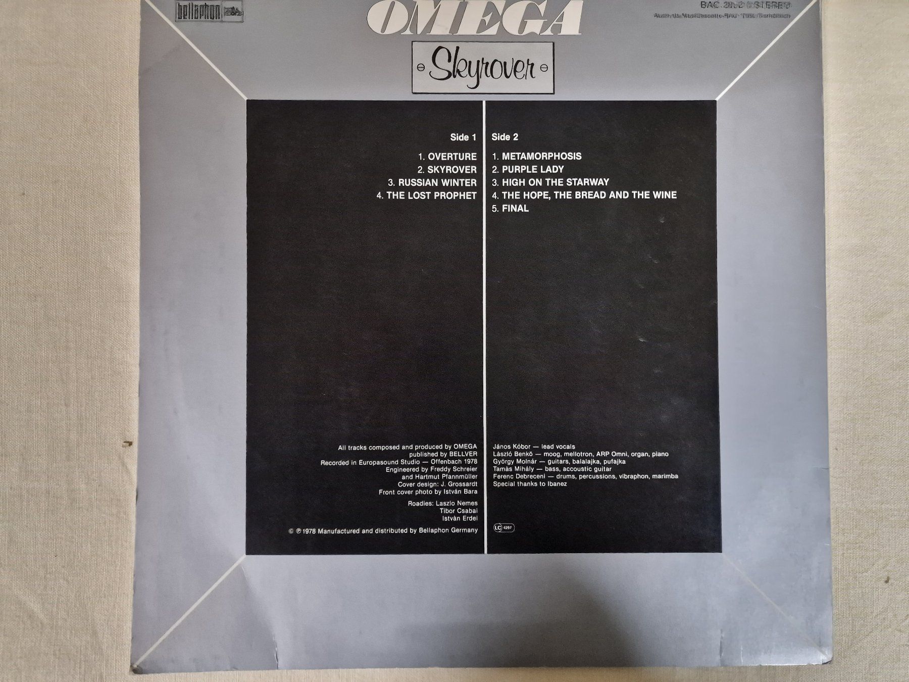Dischi in vinile: Omega LP – Skyrover – Usato da Root venduto da atelier22 1