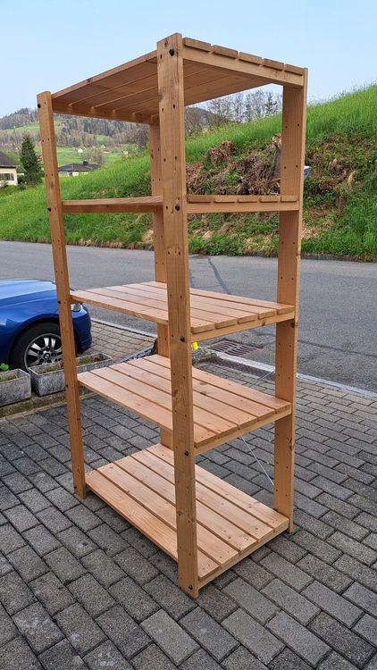 Holzregal für Garage, Keller, Winde und Unterstand Kaufen auf Ricardo