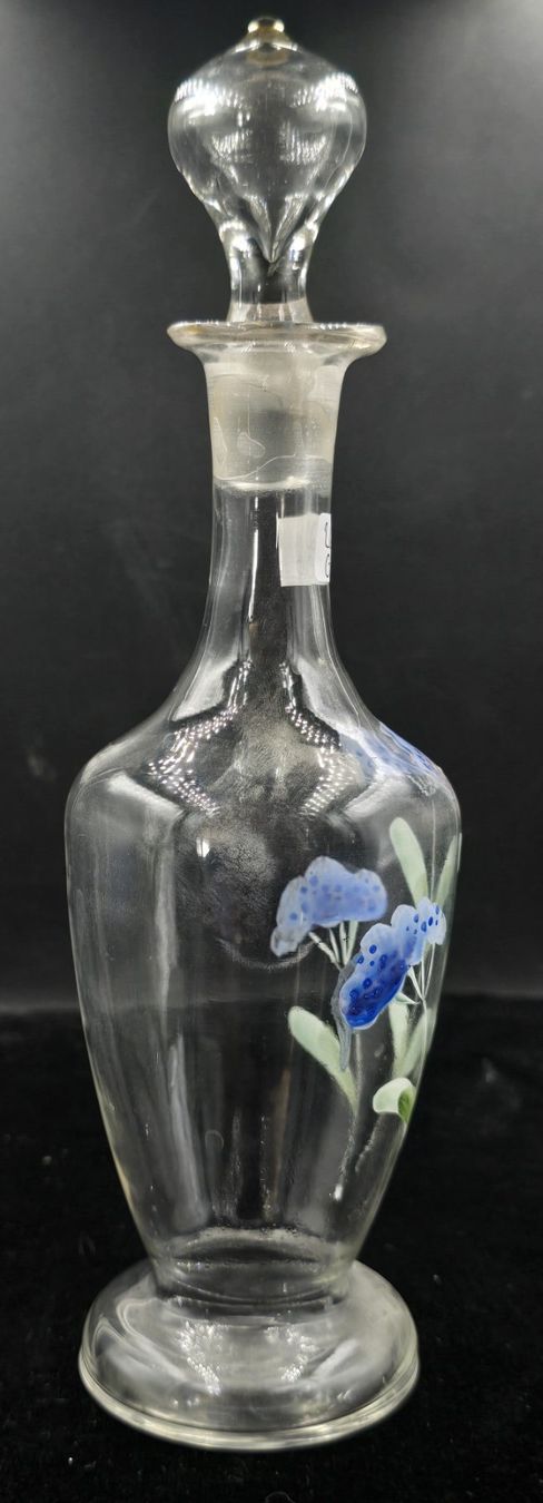 Caraffe: Antike Karaffe Glas bemalt – Usato da Rorschacherberg venduto da snOOpydOg11 2