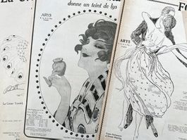 Arys Parfum - 4 alte Werbungen / Anciennes publicités 1920