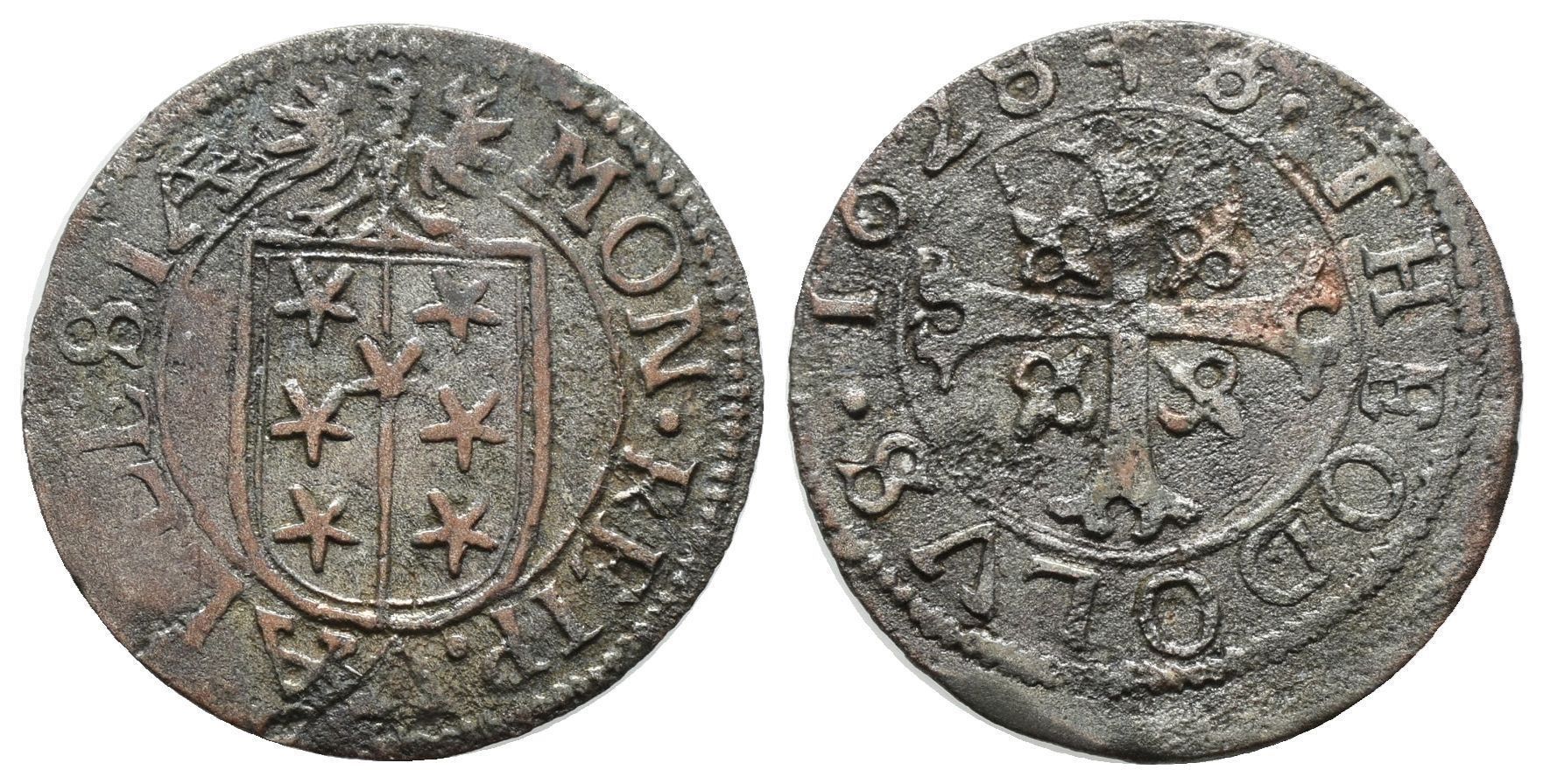 Tutti le monete: Wallis Halbbatzen 1628  /3781 – Usato da Trimbach venduto da Solothurn1