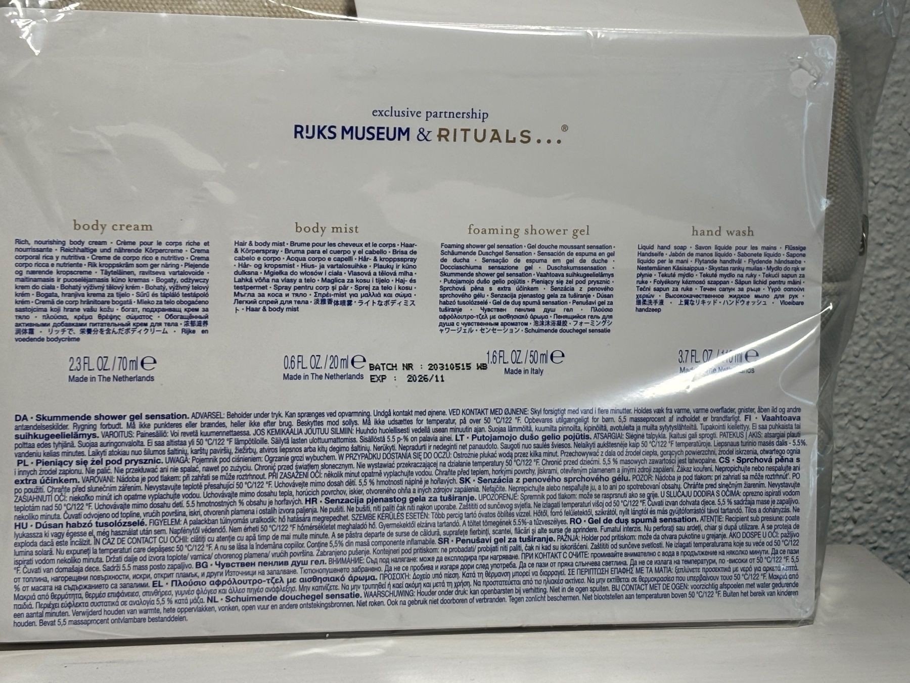 Rituals Idratazione: Rituals Amsterdam Pouch Set NEU – Nuovo e nell'imballaggio originale da Gossau SG venduto da Parfum_and_Co 4
