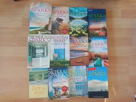 12x Nicholas Sparks Roman Romane Romance Liebe Belletristik