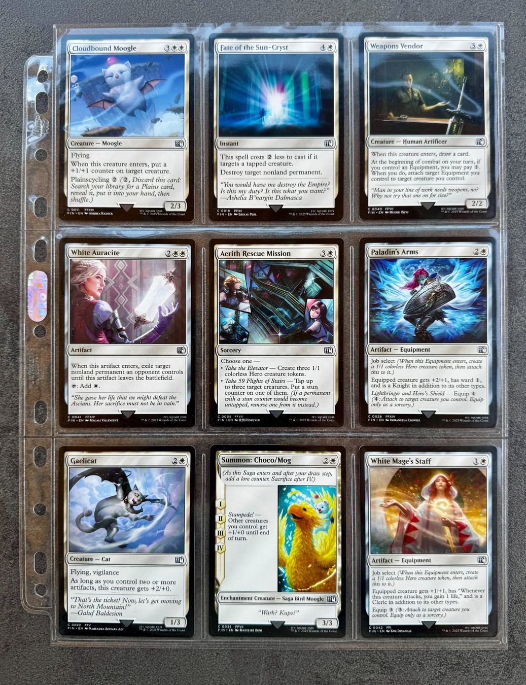 Magic The Gathering Sammelbilder & Trading cards: FINAL FANTASY Commons 79stk. – Neu (gemäss Beschreibung) aus Rechthalten von hosme_be