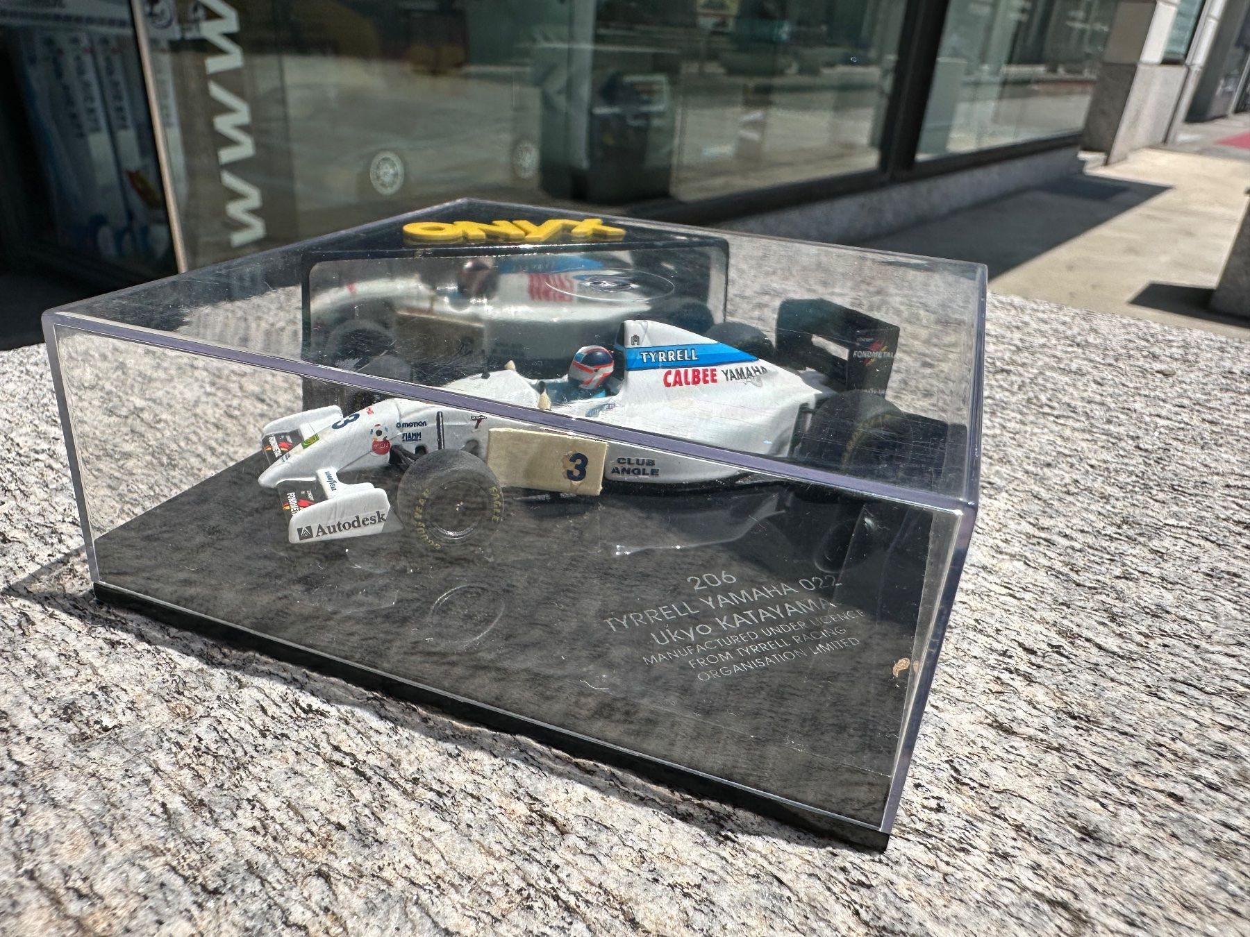 Onyx Modellini d'auto: Onyx 1:43 Tyrrell Yamaha Katayama – Usato da Chiasso venduto da Carrara-Modellismo 1