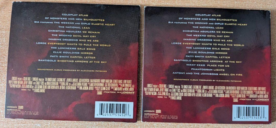 CD: The Hunger Games: Catching Fire Normal + Deluxe Edition CD – Usato da Cernier venduto da Poussetofiol 2