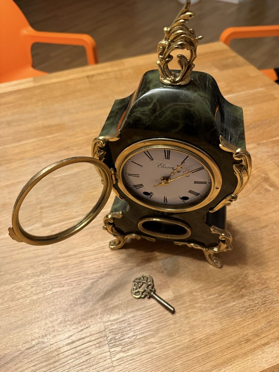 Eluxa Orologi da terra & Orologi da parete: Eluxa Tischuhr, Marmor Optik,  Standuhr Pendule – Usato da Goldach venduto da Messerguru 7
