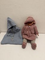 Antike alte Puppe (Ohne Kopf) mit Strickkleider,