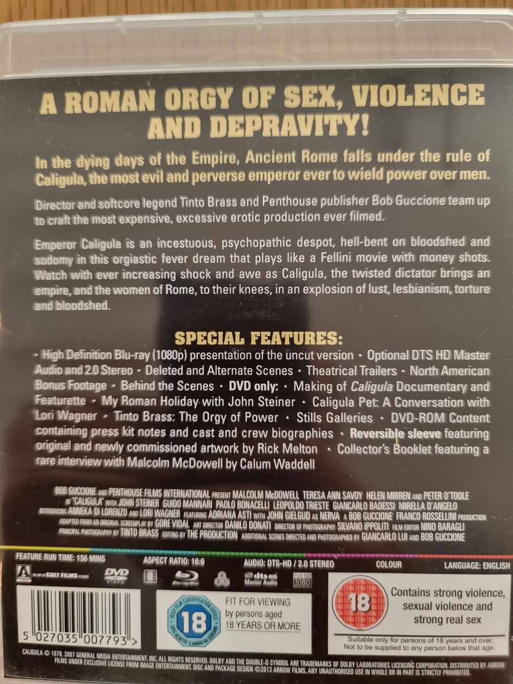Tous les DVDs: Caligula Blu-ray Englisch – D'occasion à Näfels par energie2925 1