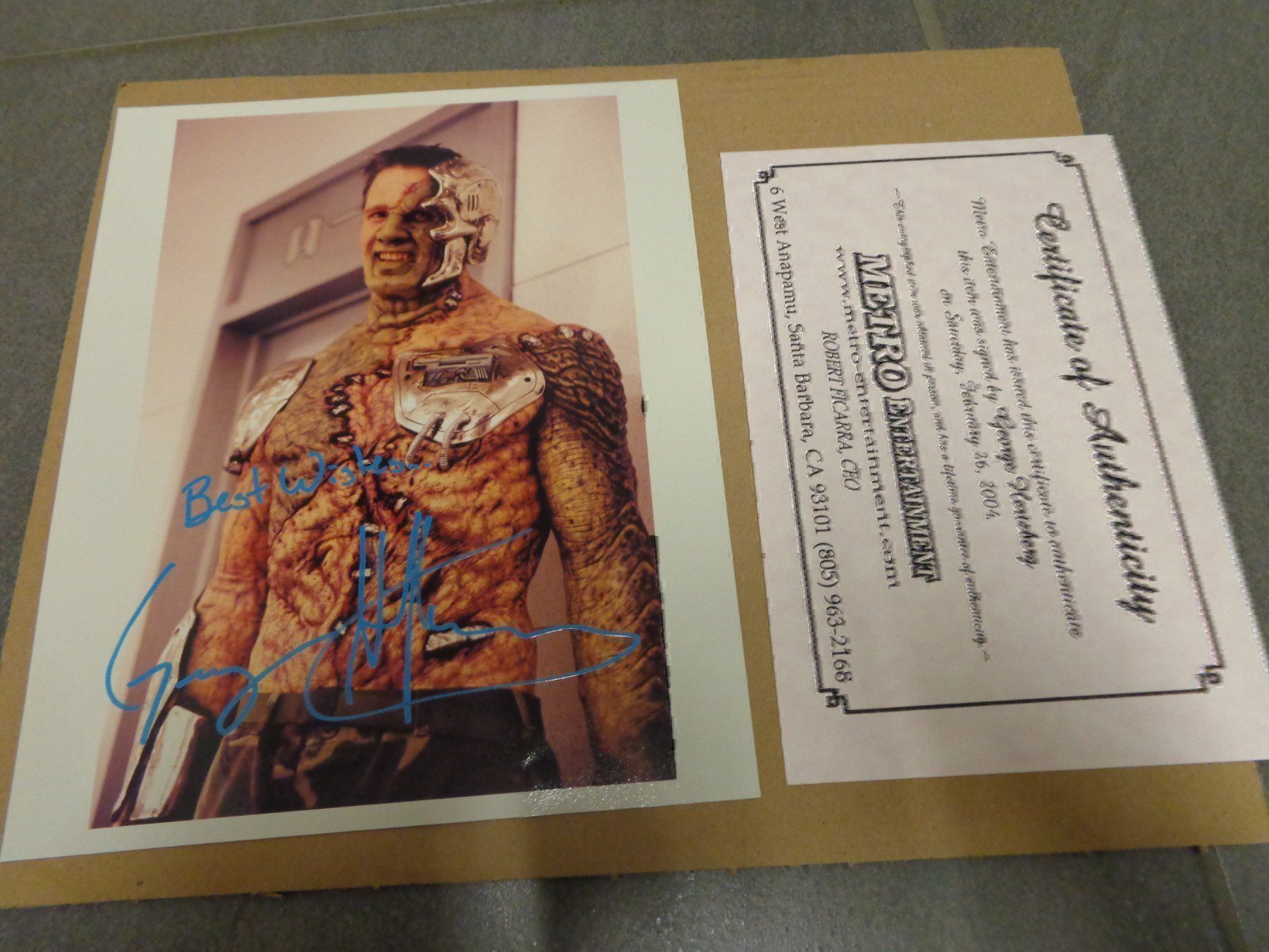Autografi: Autogramm George Hertzberg Handsigniert – Usato da Olten venduto da Disc-Ausverkauf