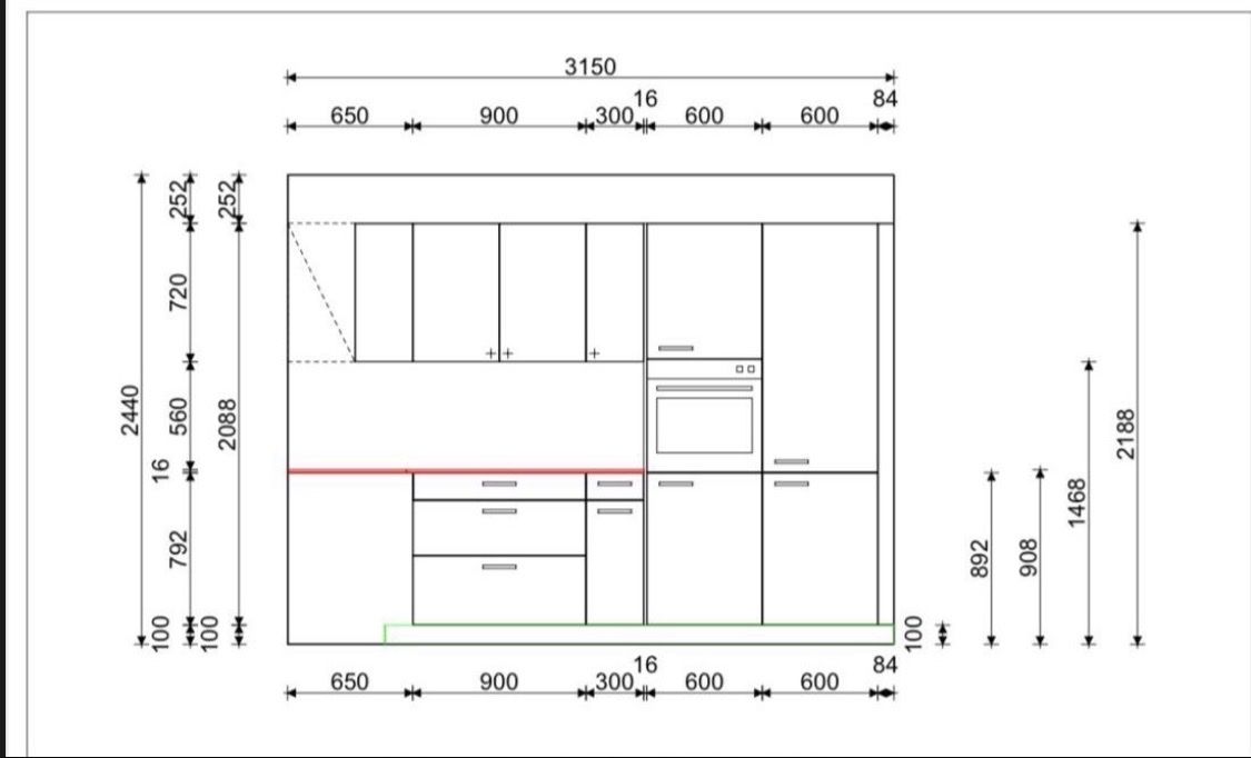 Cucine complete: Gebrauchte Küche OHNE Geräte – Usato da Riken AG venduto da Lazar_al 4