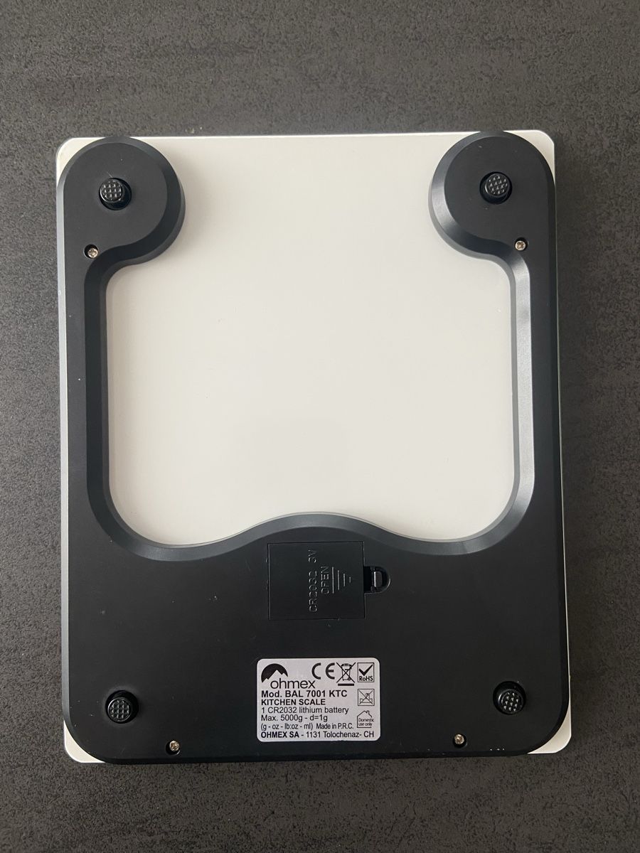 Ohmex Elettrodomestici da cucina: Küchenwaage Ohmex BAL 7001 KTC weiss – Usato da Dielsdorf venduto da lor_j5qt 2