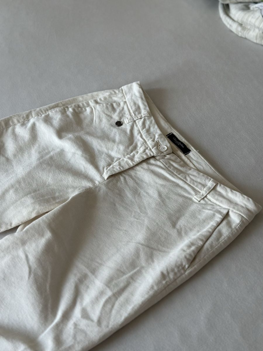 Pantaloni: Chiara Dalba Weisse Stoffhose Grösse 44 – Usato da Arbon venduto da lua_sl9k 4