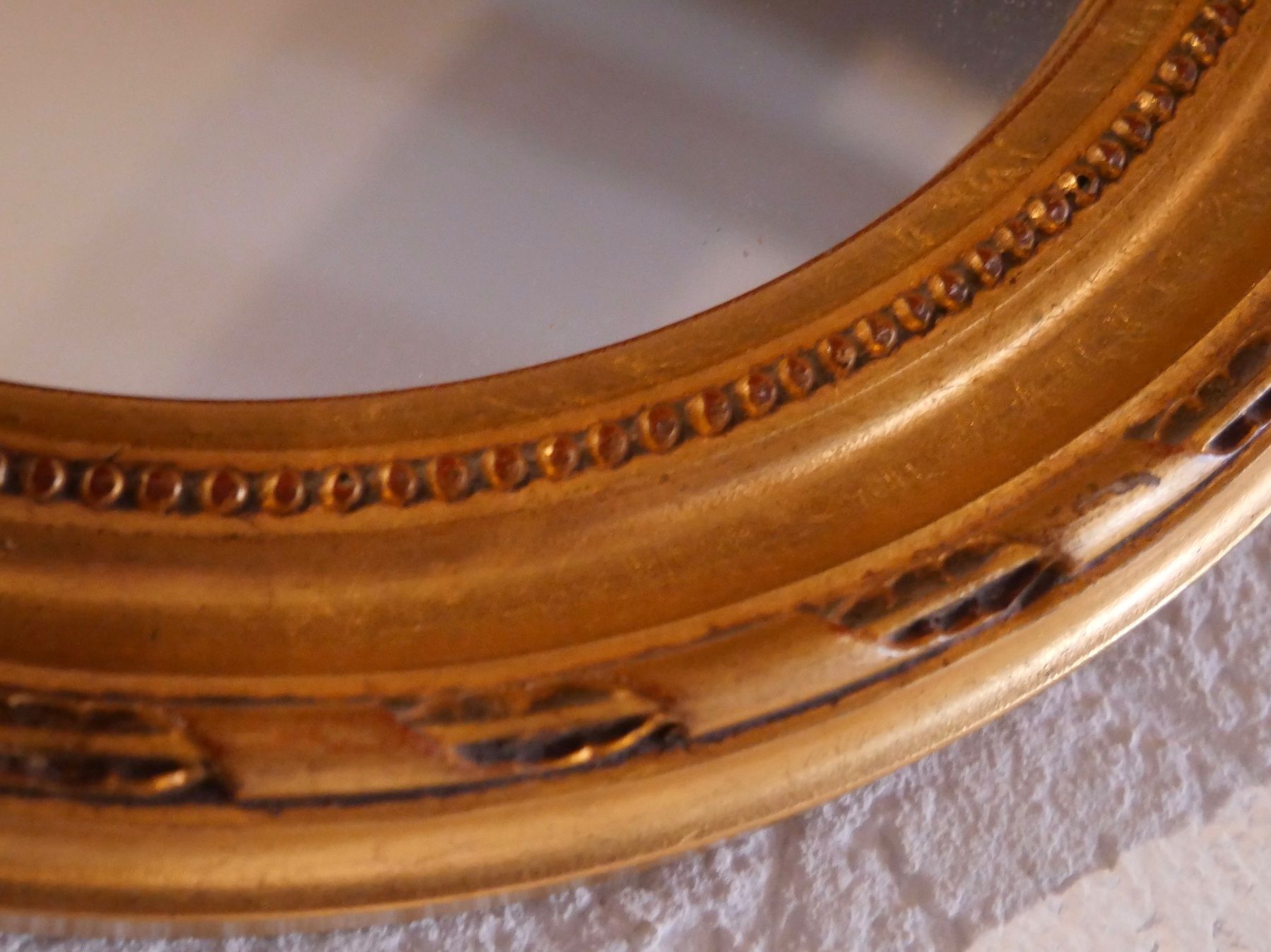 Specchi: Miroir rond doré chic et intemporel – Usato da Yverdon-les-Bains venduto da PeneloPe021 1